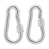Mousqueton métal 5x50mm avec bouchon à vis verrouillage | ProPlus |...