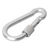Mousqueton mÃ©tal 6x60mm avec bouchon Ã  vis verrouillage