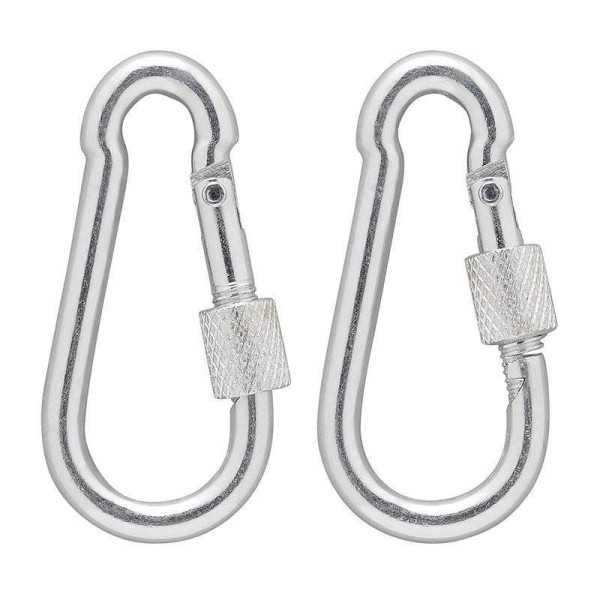Mousqueton métal 6x60mm avec bouchon à vis verrouillage | ProPlus |...