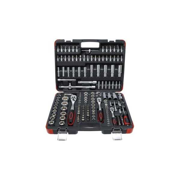 Coffret de douilles 6 3 mm 1/4" / 10 mm 3/8" / 12 5 mm 1/2" 172 piÃ¨ces