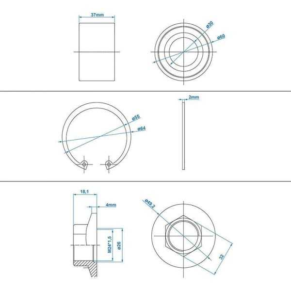 Jeu de roulement compact 30 60x37mm pour ALKO | ProPlus | Roulement