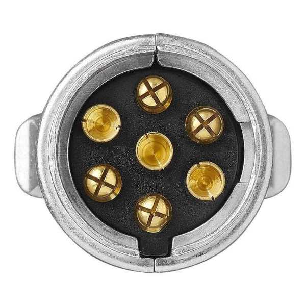 Fiche 7-pôles métal dans blister | ProPlus | Prise Remorque & câblage