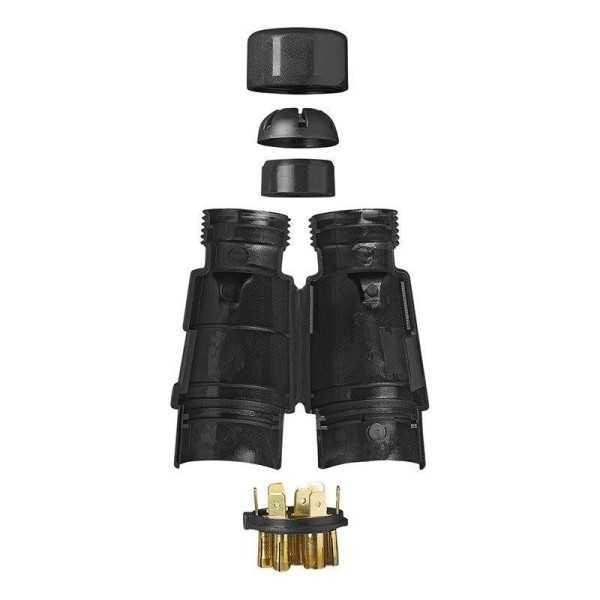 Fiche 7-pôles PVC avec connexion des cosses plates femelles | ProPl...