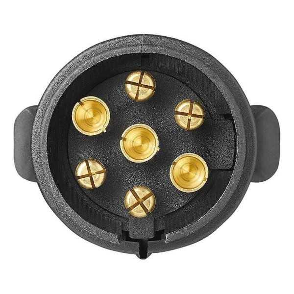 Fiche 7-pôles PVC avec connexion des cosses plates femelles | ProPl...