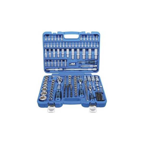 Jeu de douilles Ã  six pans 6 3 mm 1/4" / 10 mm 3/8" / 12 5 mm 1/2" 192 piÃ¨ces