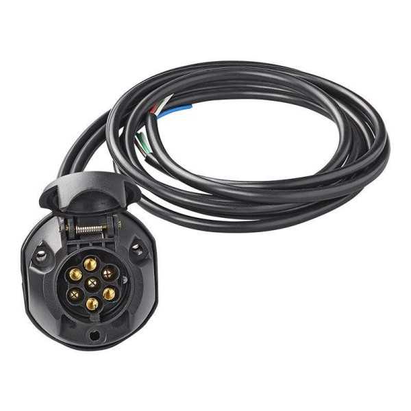 Faisceau dÂ´attelage 7 et1-pÃ´les PVC et 1