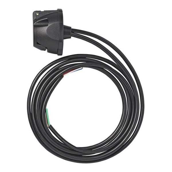 Faisceau d´attelage 7 et1-pôles PVC et 1,50M câble 8 fils dans blis...