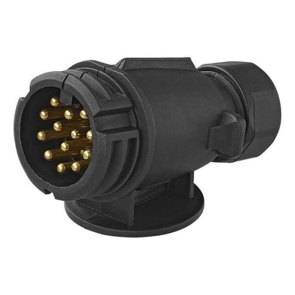 Fiche 13-pôles PVC Jaeger connexion directe | ProPlus | Prise Remor...