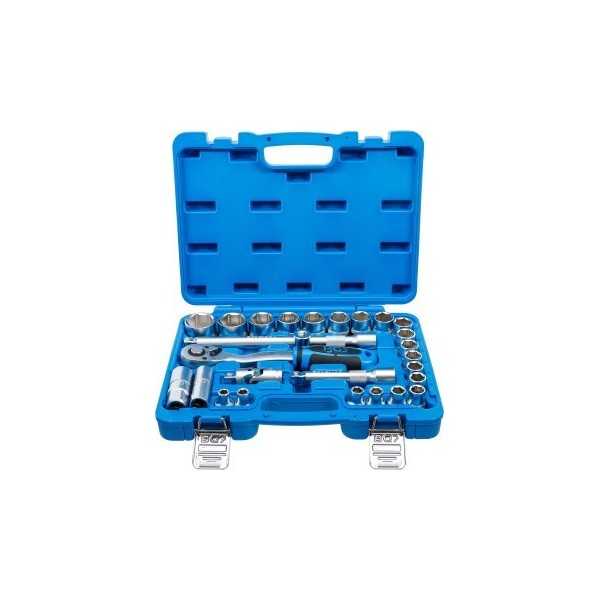 Coffret de douilles 12 5 mm 1/2" 8 32 mm 27 piÃ¨ces