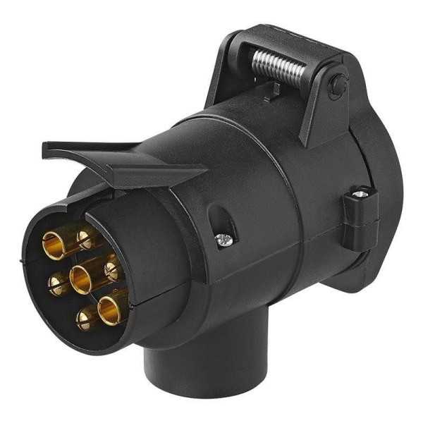 Adaptateur 7- vers 13-pôles avec connexion constante ( et) dans bli...