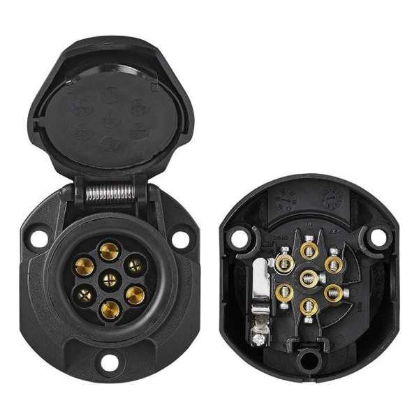 Prise 7 et1-pôles PVC | PAT | Prise Remorque & câblage