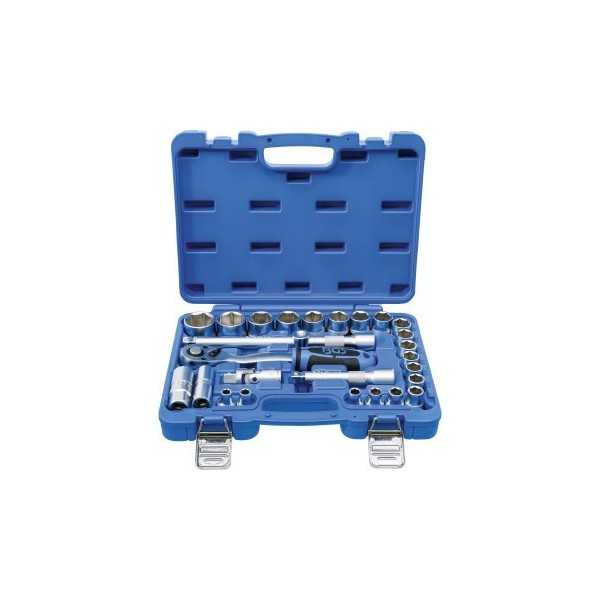 Coffret de douilles 12 5 mm 1/2" en pouces 27 piÃ¨ces