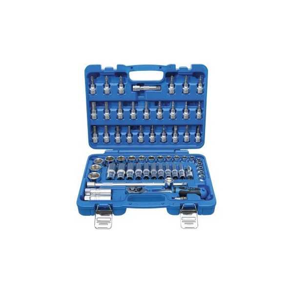 Coffret de douilles 10 mm 3/8" en pouces 61 piÃ¨ces