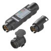 Testeur de prise 7-pôles 12V set avec 2 adaptateurs dans blister | ...