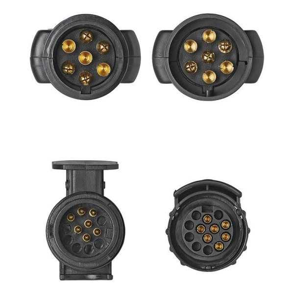 Testeur de prise 7-pôles 12V set avec 2 adaptateurs dans blister | ...