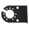 Support de prise métal incliné 8x5cm | PAT | Prise Remorque & câblage