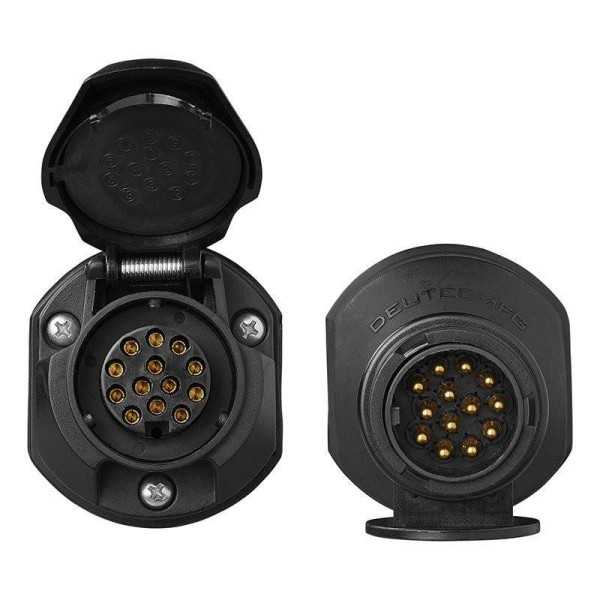 Adaptateur de feux LED 13- vers 13-pôles | ProPlus | Prise Remorque...