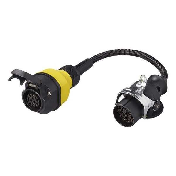 Adaptateur 24V 15- vers 12V 13-pÃ´les ISO12098 ISO11446