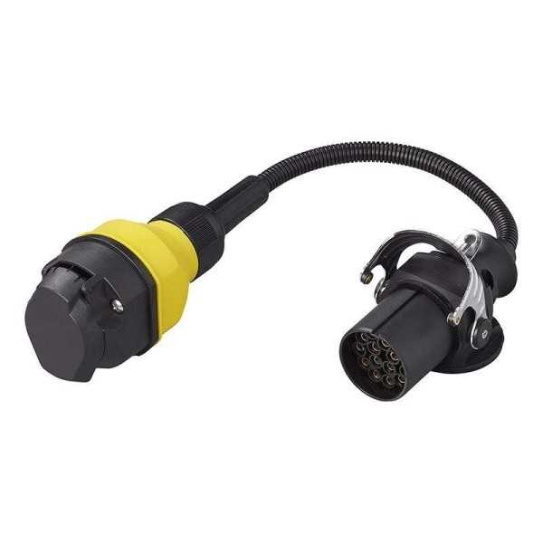Adaptateur 24V 15- vers 12V 13-pôles ISO12098 ISO11446 | ProPlus | ...