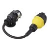 Adaptateur 24V 15- vers 12V 13-pôles ISO12098 ISO11446 | ProPlus | ...