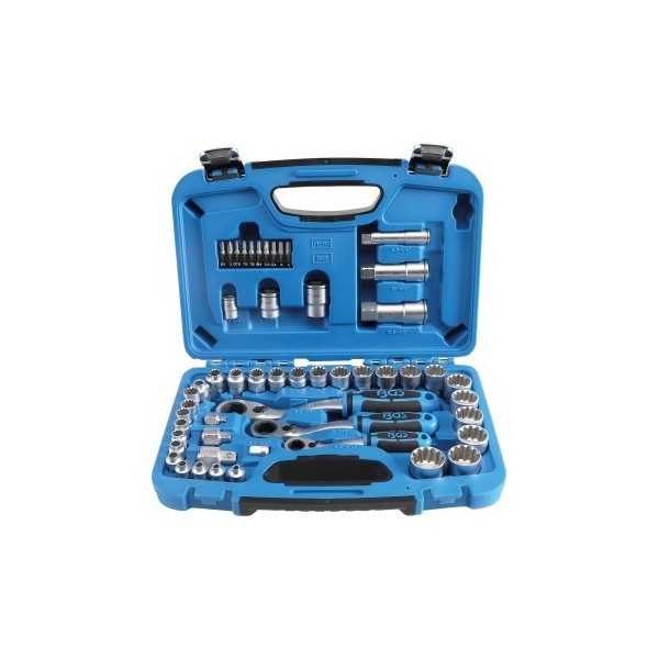 Coffret de douilles avec cliquet traversant Gear Lock 4 5 Ã  25 mm 52 piÃ¨ces