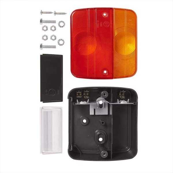 Feu arrière 4 fonctions 98x104mm dans blister | ProPlus | Éclairage