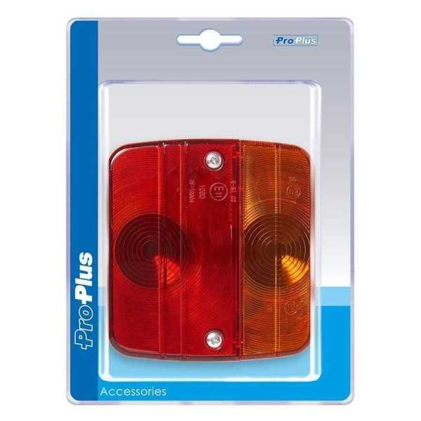 Feu arriÃ¨re 4 fonctions 98x104mm incl. ampoules dans blister