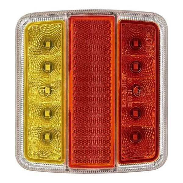 Feu arriÃ¨re 4 fonctions 98x105mm 14LED PM