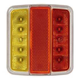 Feu arrière 4 fonctions 98x105mm 14LED PM dans blister | ProPlus | ...