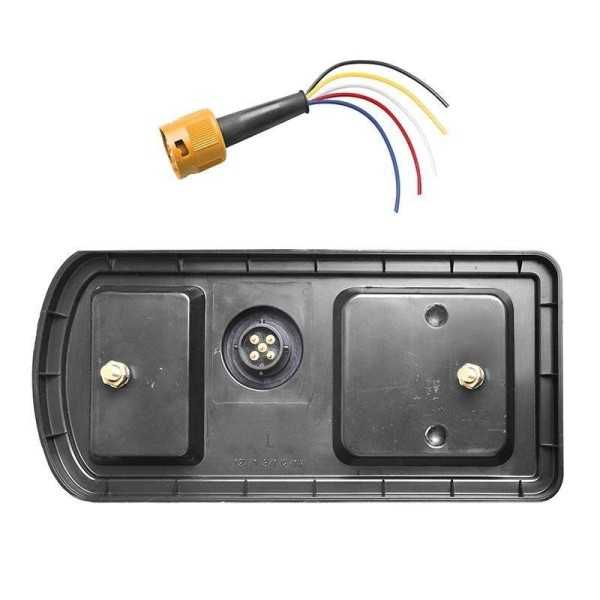 Feu arrière 5 fonctions 225x105mm 43LED gauche | ProPlus | Éclairage