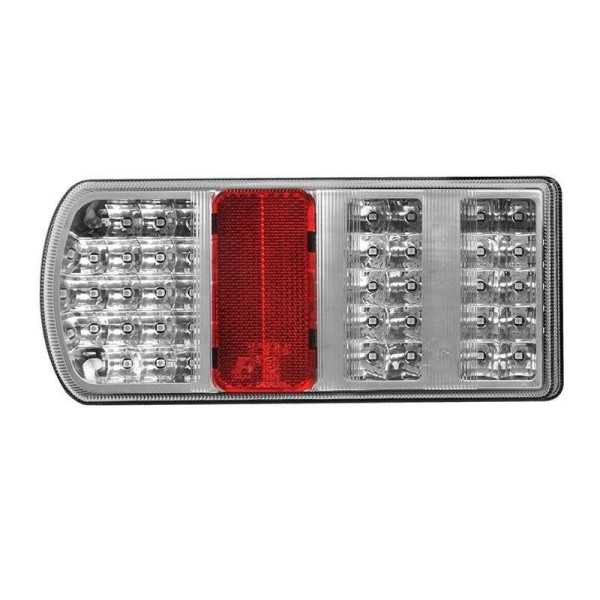 Feu arrière 5 fonctions 225x105mm 43LED gauche dans blister | ProPl...