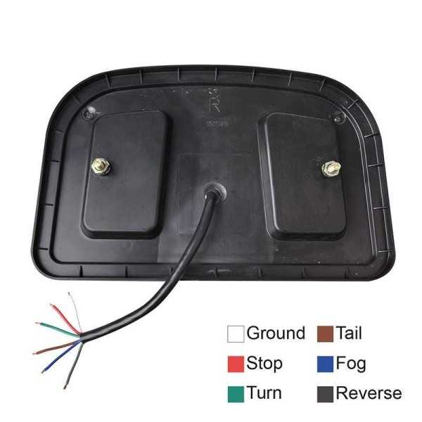 Feu arrière 6 fonctions 240x150mm 56LED droite | ProPlus | Éclairage