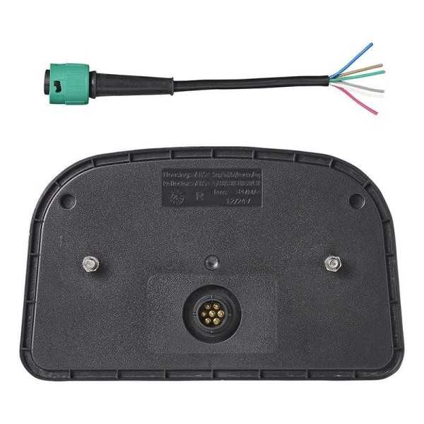 Feu arrière 6 fonctions 240x150mm LED droite | ProPlus | Éclairage