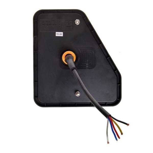 Feu arrière 5 fonctions 208x188mm 22LED gauche UK | ProPlus | Éclai...