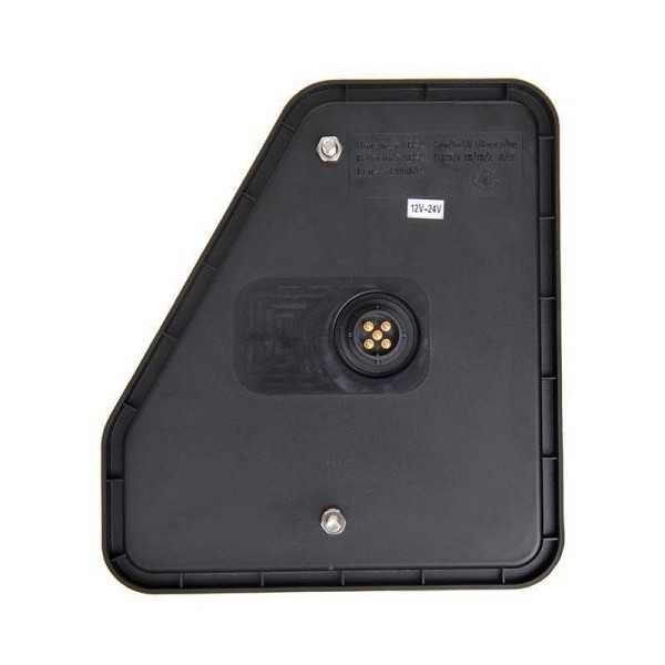 Feu arrière 5 fonctions 208x188mm 22LED droite UK | ProPlus | Éclai...