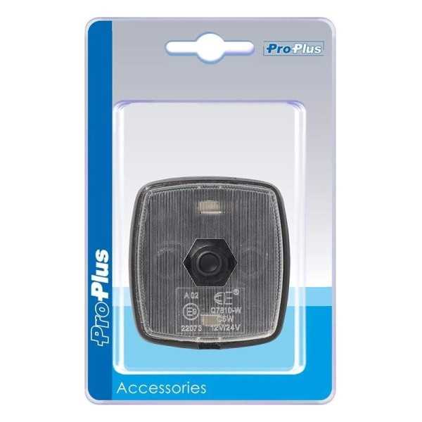 Feu de position blanc 65x60mm PM dans blister