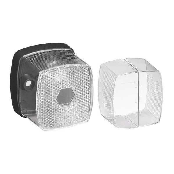 Feu de position blanc 66x62mm avec catadioptre | ProPlus | Feux de ...