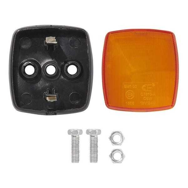 Feu de position latéral orange 65x60mm PM dans blister | ProPlus | ...