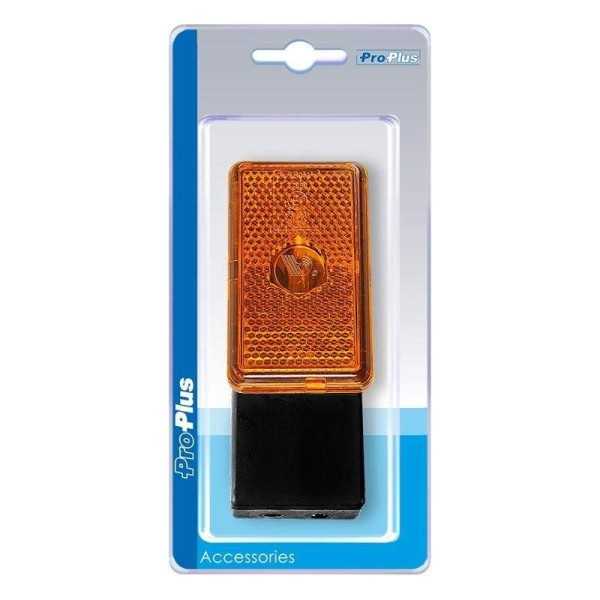 Feu de postion latÃ©ral orange 110x45x51mm dans blister