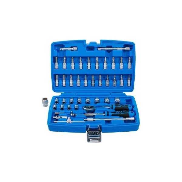 Coffret de douilles 6 3 mm 1/4" 46 piÃ¨ces