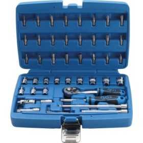 Coffret de douilles 6 3 mm 1/4" 46 piÃ¨ces