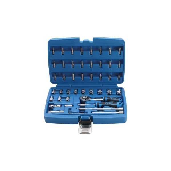 Coffret de douilles 6 3 mm 1/4" 46 piÃ¨ces