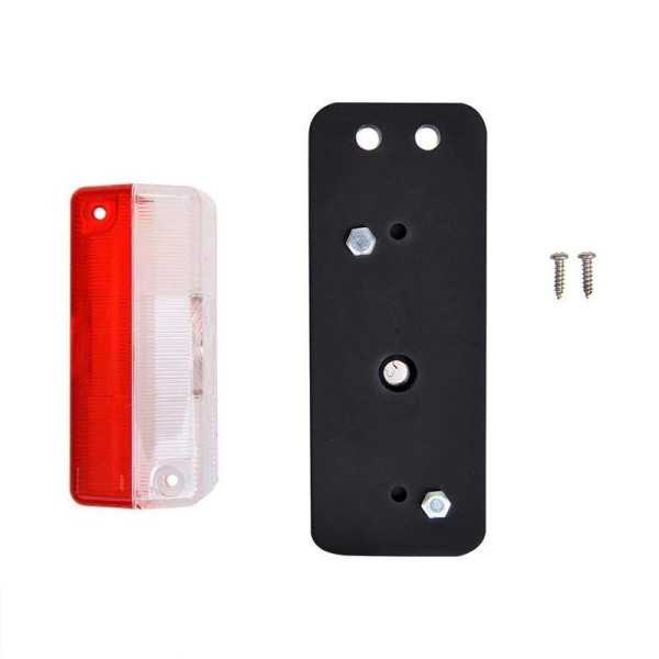 Feu de gabarit rouge blanc 92x42mm à support | ProPlus | Feux de Ga...