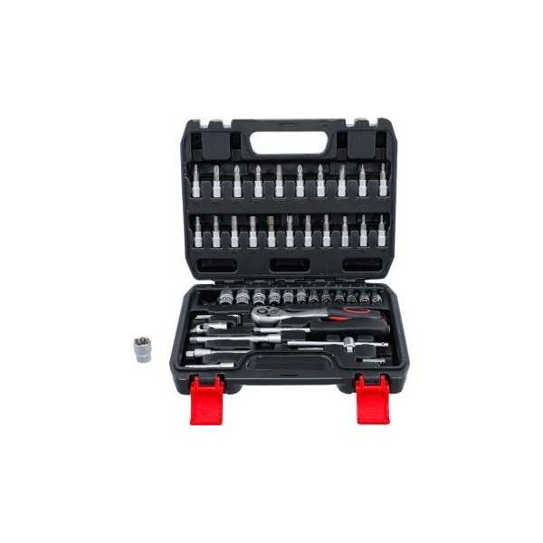 Coffret de douilles 6 3 mm 1/4" 46 piÃ¨ces