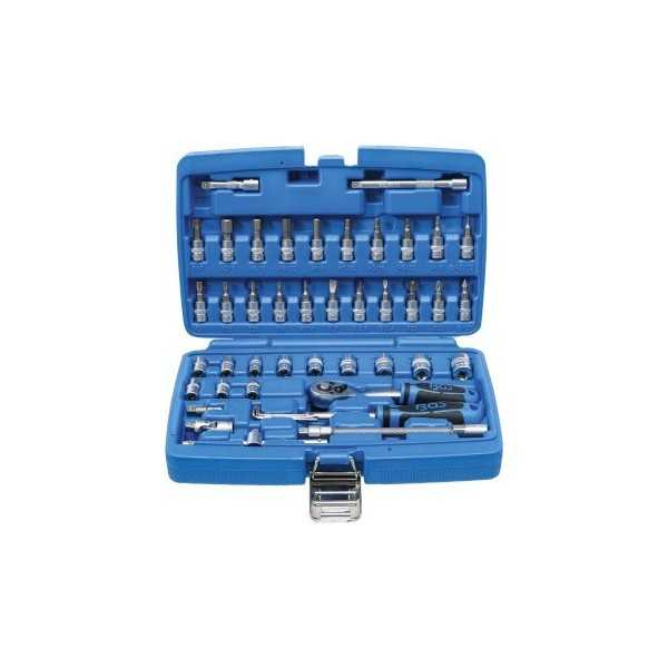 Coffret de douilles 6 3 mm 1/4" en pouces 46 piÃ¨ces