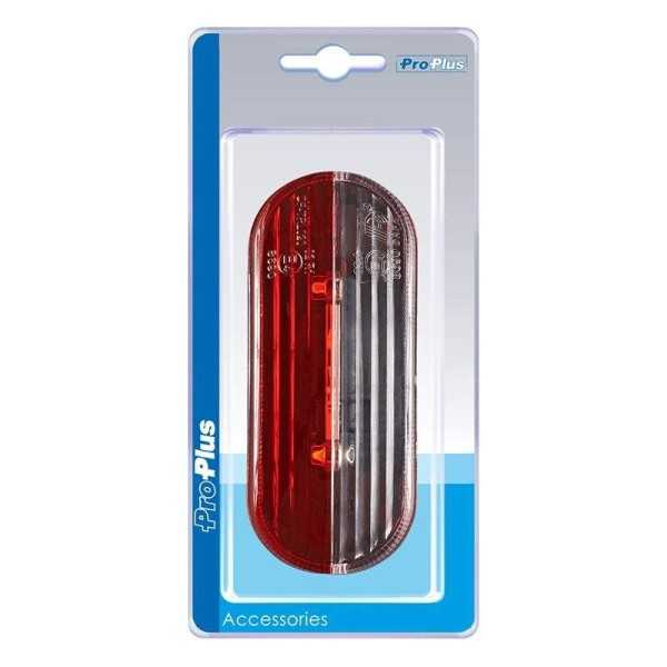 Feu de gabarit LED rouge blanc droite dans blister