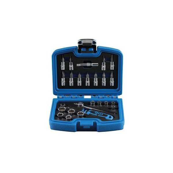 Jeu de douilles 6 3 mm 1/4" 24 piÃ¨ces