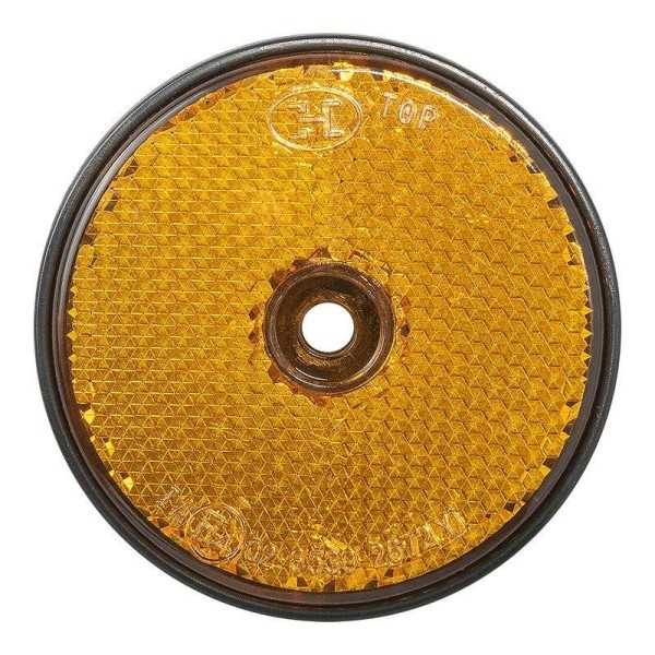 Réflecteur orange 60mm à visser | ProPlus | Réflecteurs
