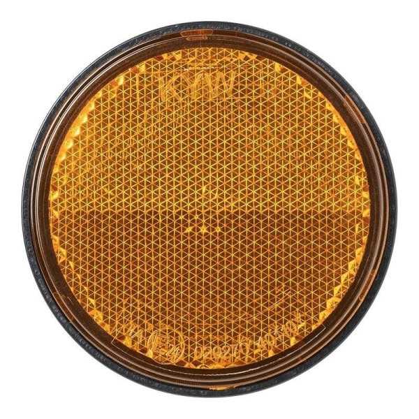 Réflecteur orange 60mm avec boulon 5mm dans blister | ProPlus | Réf...