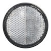 Réflecteur blanc 58mm adhésif avec plaque de base 2 pièces dans bli...